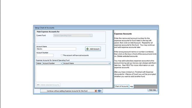Church Windows v21 - Accounting: Chart of Accounts Wizard. смотреть онлайн