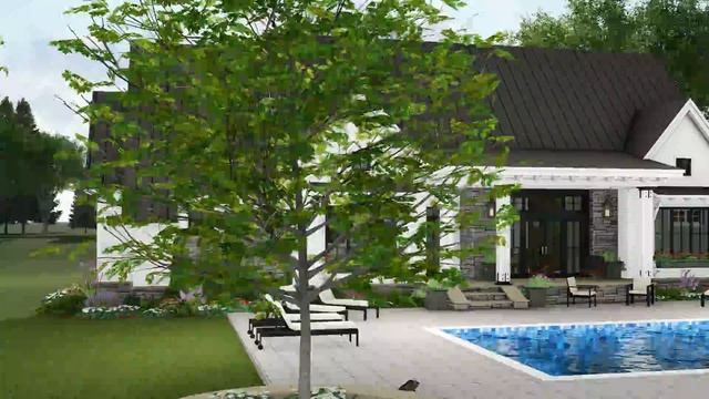 Meadow Cove CL-18-013 House Plan | Open Floor Plan with Vaulted Kitchen смотреть онлайн