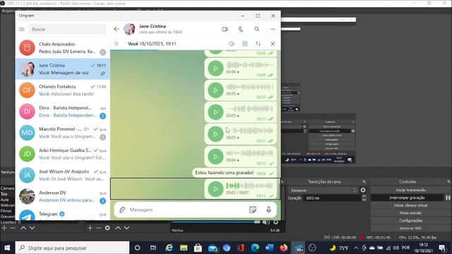 Unigram com NVDA:Usando o complemento Unigram Plus para gravar mensagem de voz e acelerar o áudio. смотреть онлайн