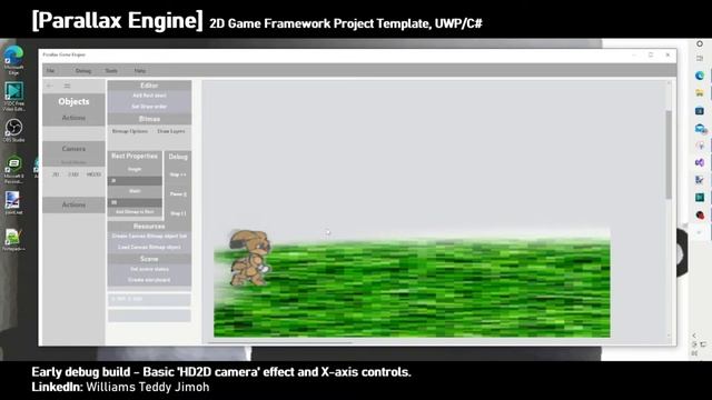 2D Game Tooling Framework Early Demo ['HD2D' camera-effect, UWP/C#] смотреть онлайн
