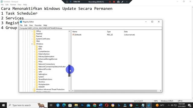Tutorial Cara Mematikan / Menonaktifkan Windows Update Secara Permanen di Windows 10 Terbaru (2023) смотреть онлайн