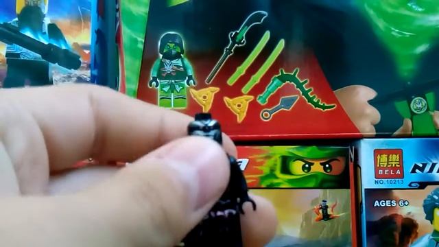 BELA Ninjago NRG Коул (9572)-ОБЗОР смотреть онлайн