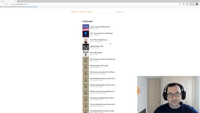 Overcast Podcast Player For Web and Upload Feature смотреть онлайн
