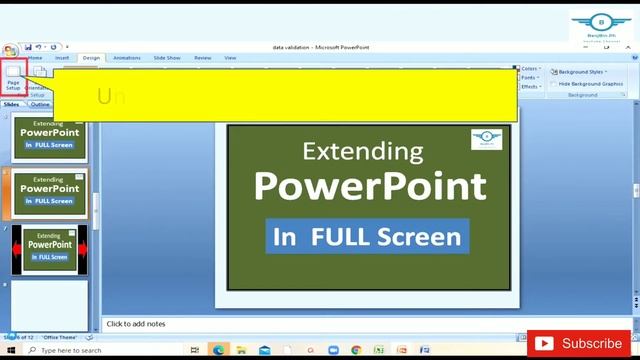 How to Extend Powerpoint Presentation in Full Screen смотреть онлайн
