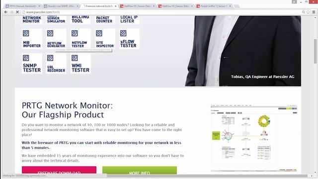 PRTG Network Monitor Bandwidth Monitoring with Flows and Packet Sniffing смотреть онлайн