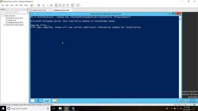 prepare Domain for exchange server 2013 cu23 installation VIDEO 10 смотреть онлайн