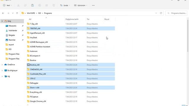 Video3 Win10XPE ile Windows10 PE ISO dosyası oluşturma смотреть онлайн