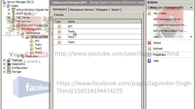 ✅ Editing Distributed File System (DFS) Namespace on File server in Server 2008 in Hindi смотреть онлайн