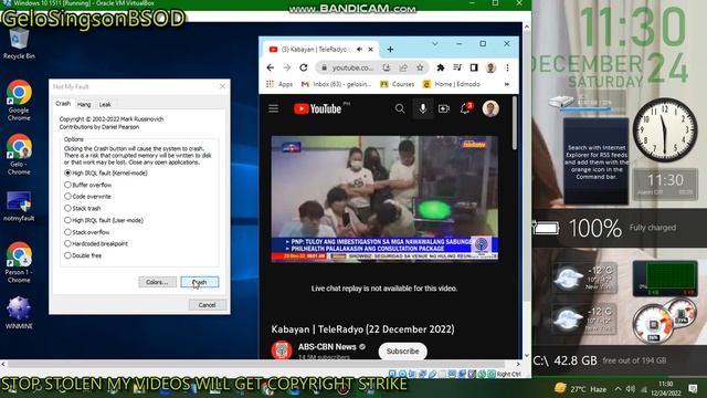 Kabayan OBB has BSOD VM (Windows 10 1511) смотреть онлайн
