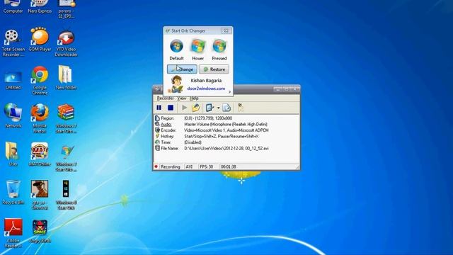 How to change windows 7 start button into windows 8 смотреть онлайн