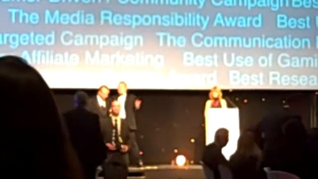 Festival of Media Awards for "Best Use of Search" Microsoft Windows OneCare award acceptance video смотреть онлайн