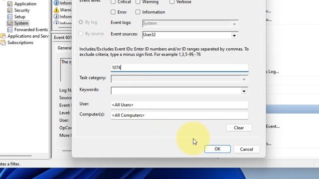Find unexpected shutdown events and their causes смотреть онлайн