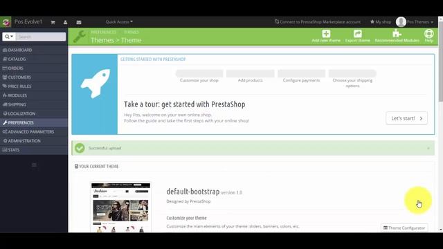 Pos Evolve install Prestashop theme смотреть онлайн