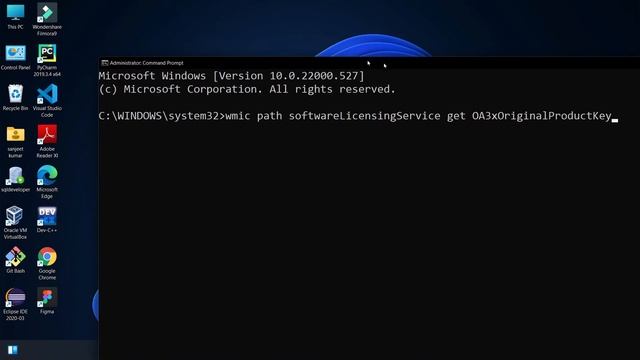 How to Find Windows Activation Key || Windows Product Key Using CMD смотреть онлайн