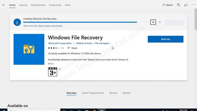 How to install and use Windows File Recovery смотреть онлайн