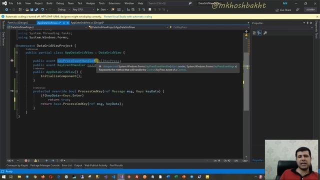 Custom DataGridView - C# Windows Forms смотреть онлайн