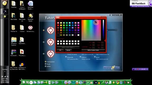 Change Windows 7 Start Orb(StartOrbz Studio) смотреть онлайн
