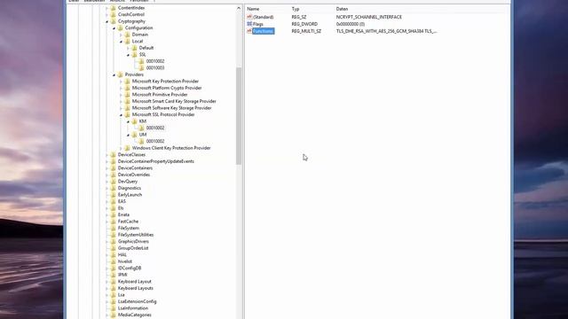 SChannel Patch Workaround - so löscht man die Werte aus der Registry смотреть онлайн
