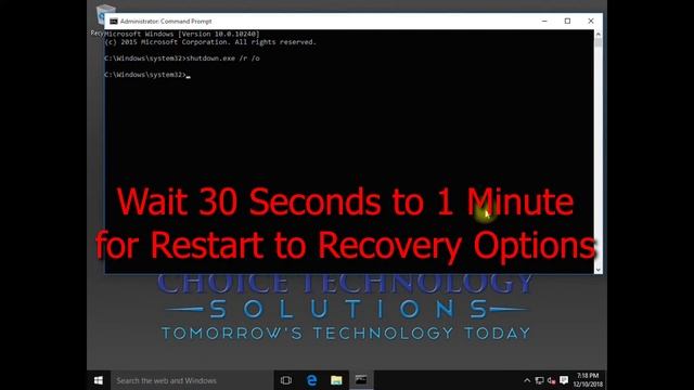 Safe Mode Tutorial - Windows 8/8.1/10 (Command Line / Powershell Admin Method) смотреть онлайн