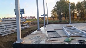 Строим 9 ангаров из сэндвич панелей