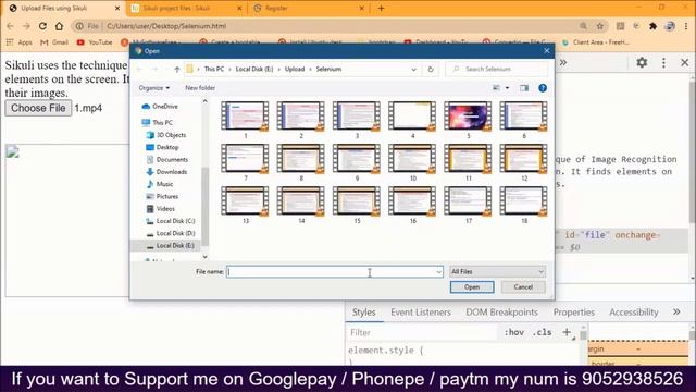Upload Files using Sikuli in Selenium in Telugu by Kotha Abhishek смотреть онлайн