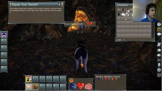 Project Gorgon gameplay - epic browser MMORPG Part 2 - Cowpocalypse смотреть онлайн