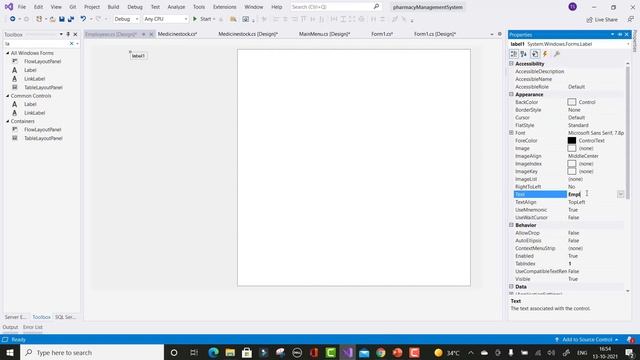 C# project Pharmacy Management System смотреть онлайн