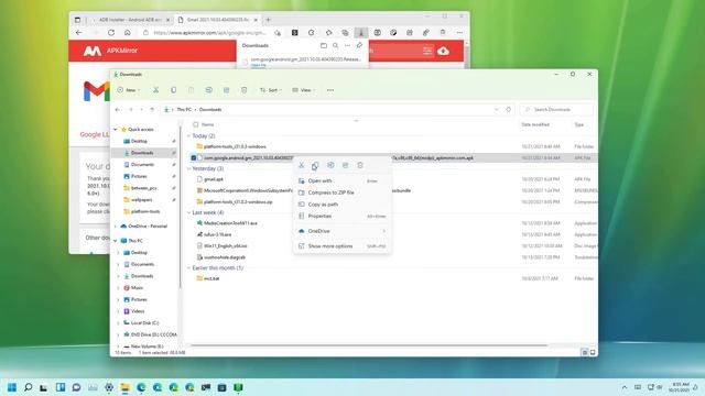 Windows 11: Sideload Android apps (apk) смотреть онлайн