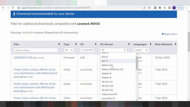 Lexmark M5155 Driver Download and Setup Windows 11 Windows 10 смотреть онлайн
