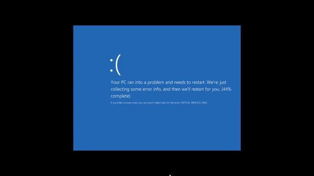 Windows 10 RTM Has BSOD VM смотреть онлайн