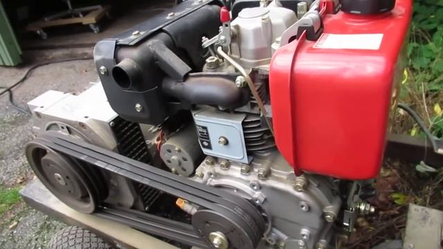 Yanmar L100AE  Elverk Review In Swedish
