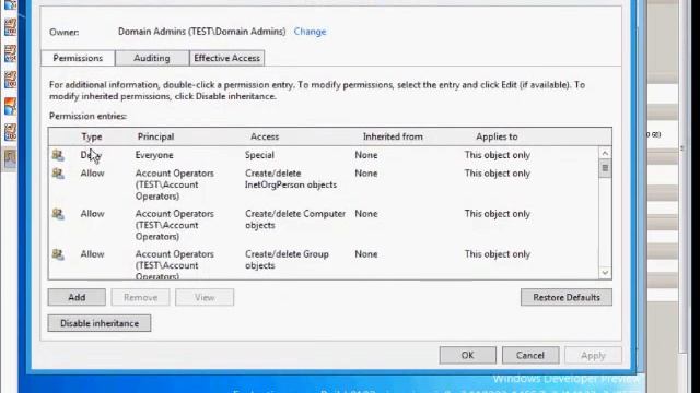 How to delete a protected Organizational Unit in Windows Server 2012 смотреть онлайн