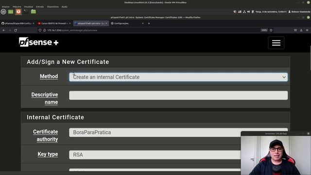 🔐 COMO CONFIGURAR a Unidade Certificadora CA e o Certificado HTTPS no pfSENSE PLUS+ 22.05 смотреть онлайн