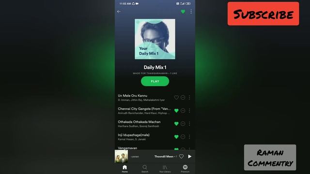 Spotify music streaming app review in Tamil(தமிழ்) ___Raman Commentry смотреть онлайн