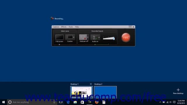 Windows 10 Tutorial Virtual Desktops Microsoft Training смотреть онлайн