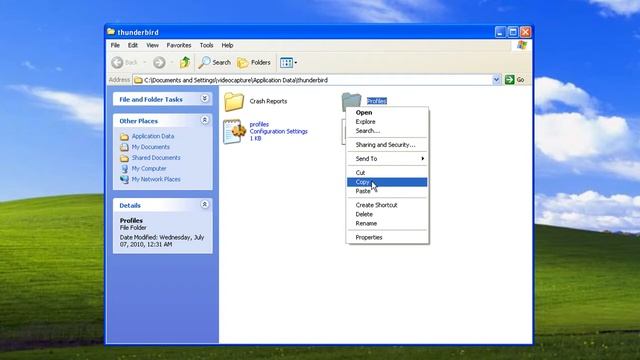 How to create backup for Mozilla® Thunderbird 3.1.7 in Windows® XP смотреть онлайн