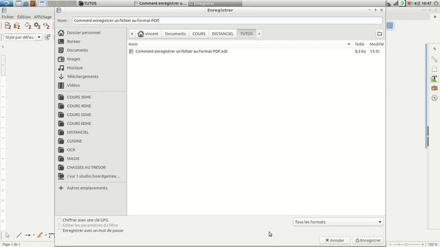 Exporter un document au format PDF avec LibreOffice смотреть онлайн