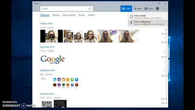 Microsoft Photos App for Windows 10 смотреть онлайн