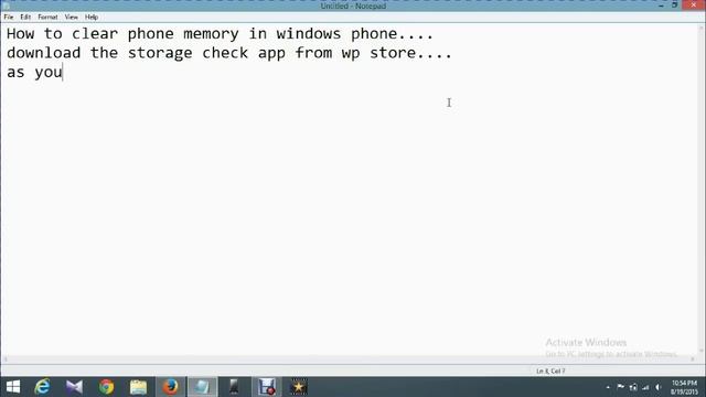 How to clear phone memory of your windows phone смотреть онлайн