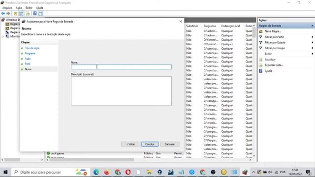 Liberando o sistema pelo Firewall do Windows, simples e fácil смотреть онлайн