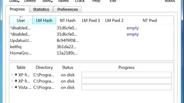Ophcrack with Windows 7 смотреть онлайн