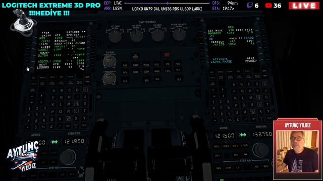 HEDİYE - LOGITECH EXTREME 3D PRO | FSLABS A319SL | Landing Samos - LGSM | VATSIM смотреть онлайн