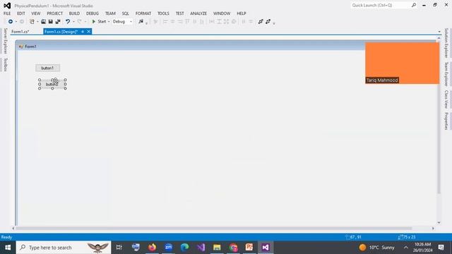 Physical Pendulum | Simulation using C# | Driven Pendulum | Non linear Pendulum | Differential Eqs смотреть онлайн