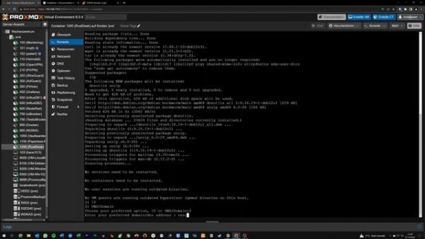 Proxmox HomeServer Teil 27 Installation von RustDesk
