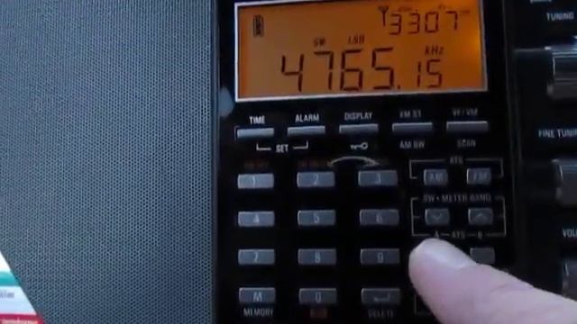 Tecsun PL-880 in AM, SSB, and Sync on 4765 Khz Radio Tajikistan смотреть онлайн