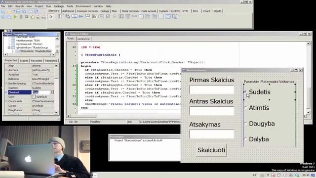Free Pascal Pamoka 21 3b/4 - (Lazarus) смотреть онлайн