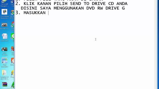 how to burn cd/dvd | cara membakar cd tanpa software - Nurul Siswanto смотреть онлайн