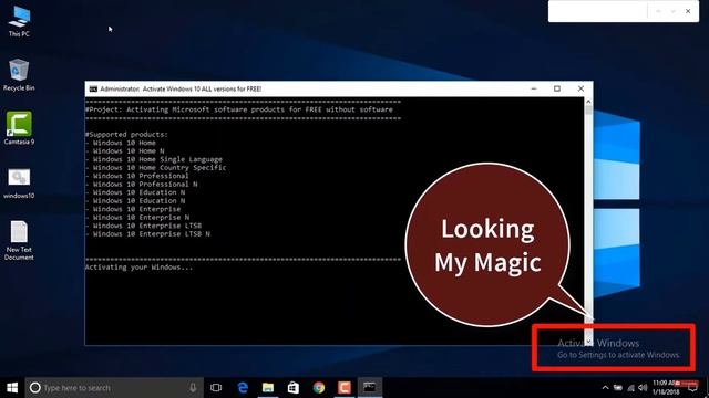 Windows 10 Pro Activation Free Without Any Software تفعيل ويندوز 10 برو مجانا смотреть онлайн