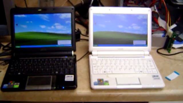 Asus EEE 901 PC - SSD VS HDD Hard drive boot off смотреть онлайн