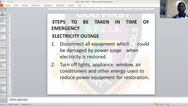 SECURITY EDUCATION APPROPRIATE ACTIONS AND STEPS TO BE TAKEN IN TIME OF EMERGENCY, JSS2 WK 4 AND 5 смотреть онлайн
